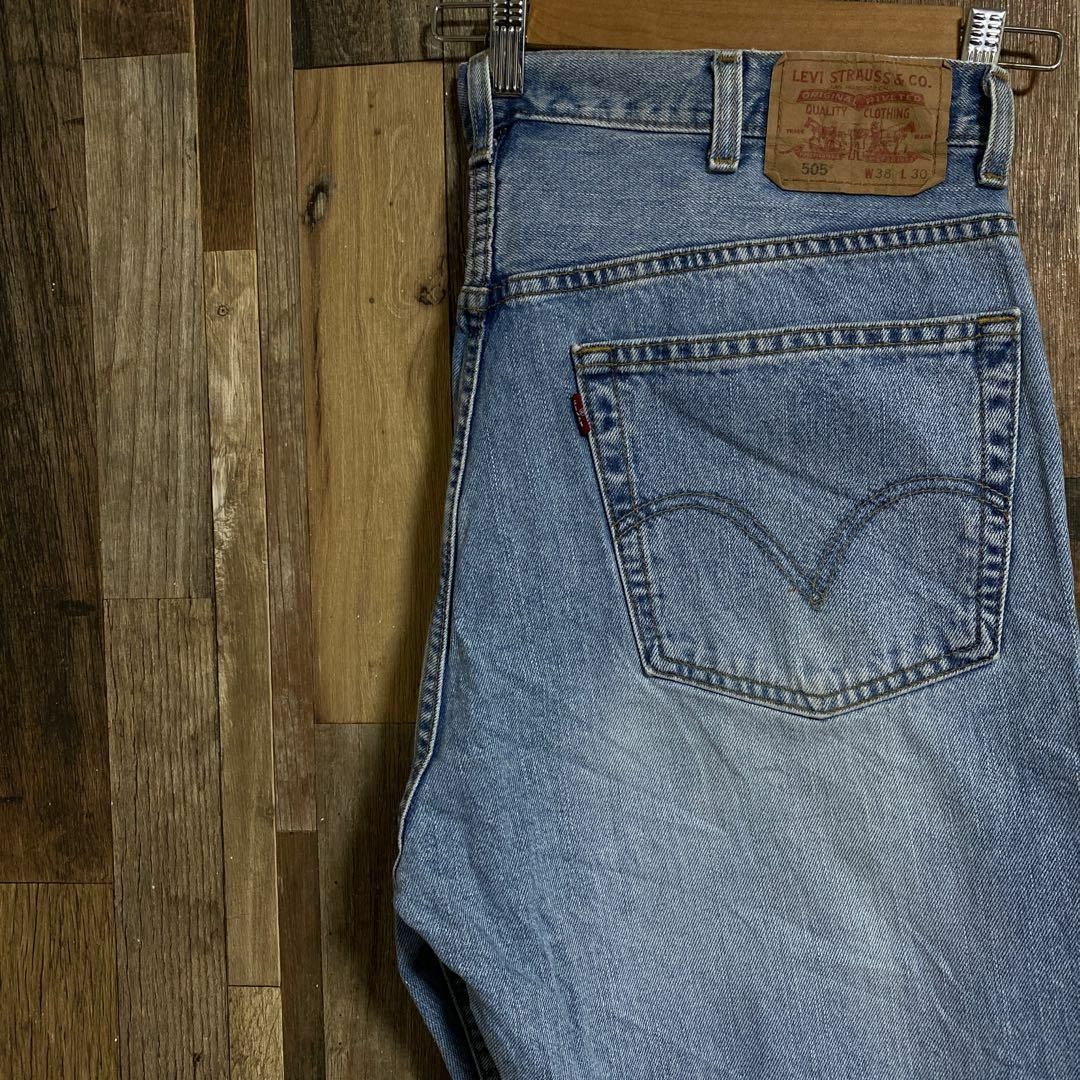 levis 505 メンズ 2XL ストレートデニム ブルーパンツ USA古着