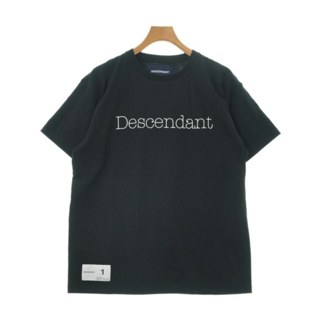 DESCENDANT ディセンダント Tシャツ・カットソー 1(S位) 黒 - Tシャツ