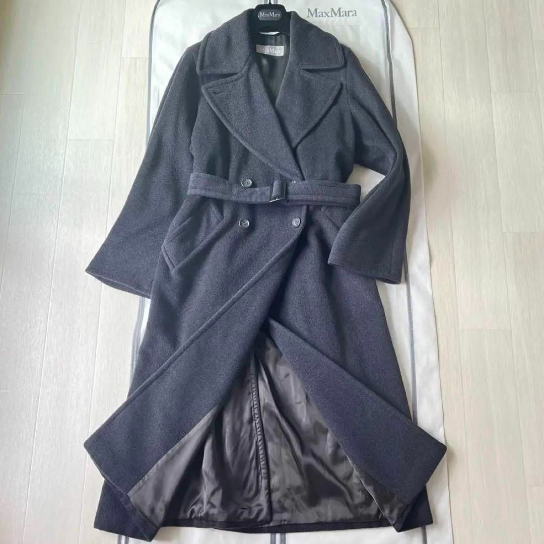 美品　近年　MaxMara マックスマーラ　ダブル　ウール　コート