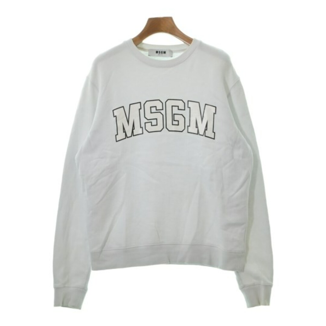 MSGM - MSGM エムエスジーエム スウェット S オフホワイト 【古着 ... MSGM エムエスジーエム スウェット S オフホワイト