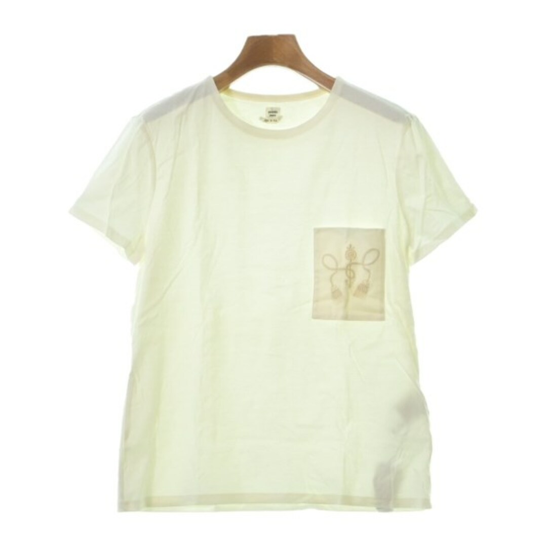 HERMES エルメス Tシャツ・カットソー 40(M位) 白 - カットソー(半袖 ...