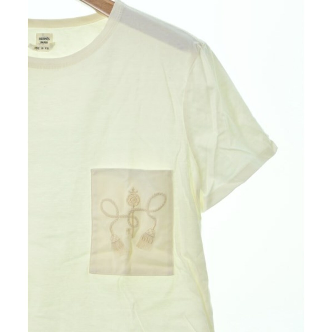 Hermes - HERMES エルメス Tシャツ・カットソー 40(M位) 白 【古着