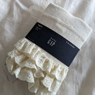 新品　babygap フリルタイツ60(靴下/タイツ)