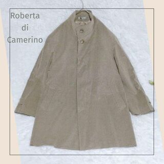 美品 Roberta di Camerino  ステンカラーコート シルク XL