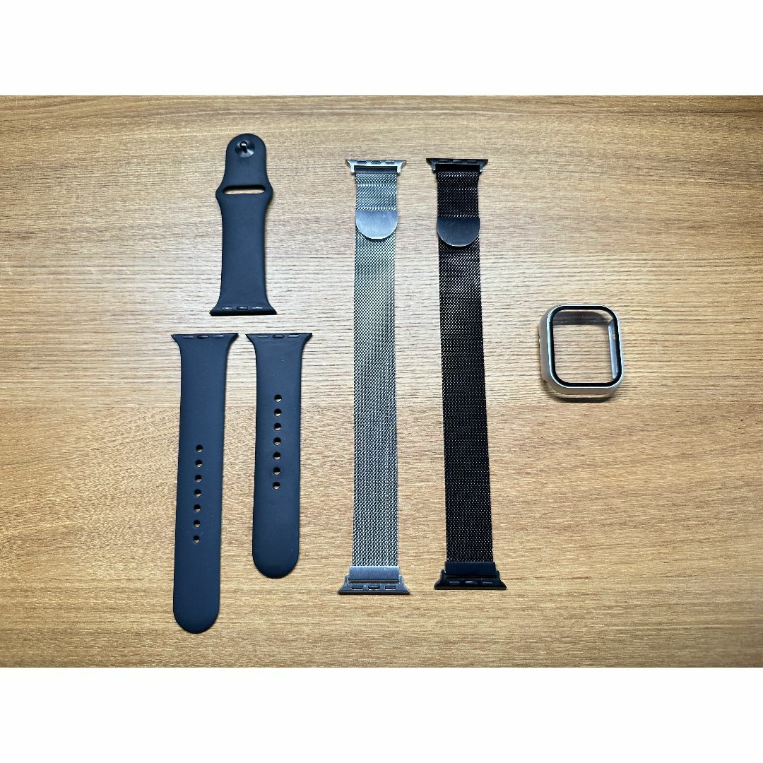 Apple Watch(アップルウォッチ)のApple Watch 純正 スポーツバンド ブラック 38/40/41mm 他 メンズの時計(ラバーベルト)の商品写真