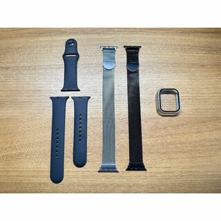 アップルウォッチ(Apple Watch)のApple Watch 純正 スポーツバンド ブラック 38/40/41mm 他(ラバーベルト)