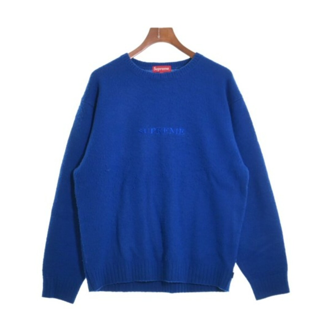 最安値　L box logo crewneck ブルースウェット