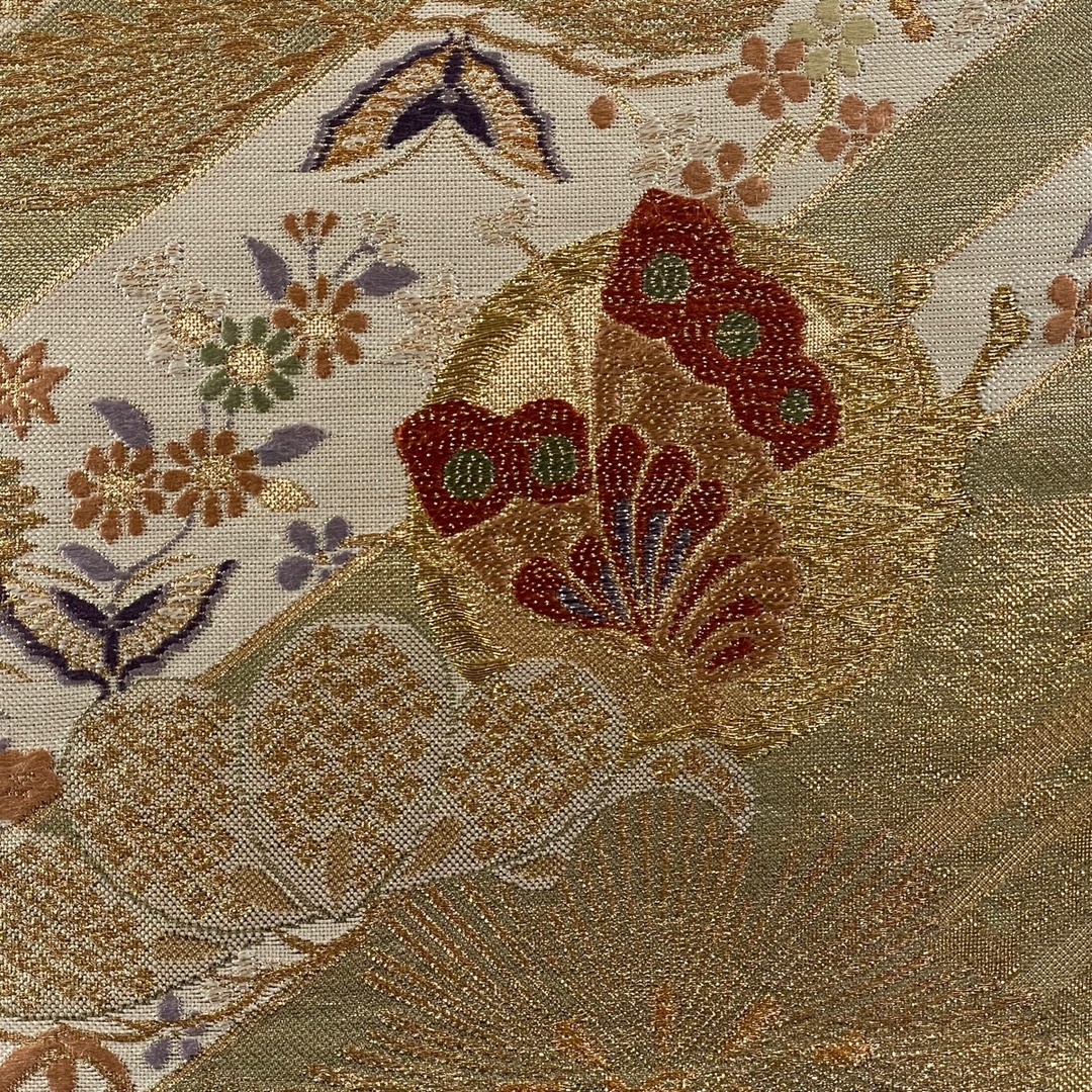 袋帯 美品 秀品 六通 正絹