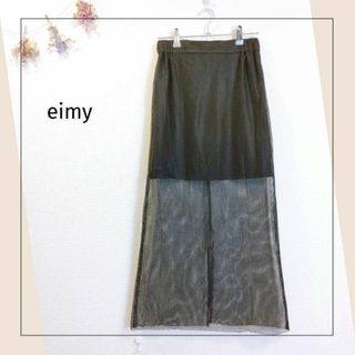 エイミーイストワール(eimy istoire)のエイミーイストワール／eimy istoire／S／メッシュロングスカート(ミニスカート)