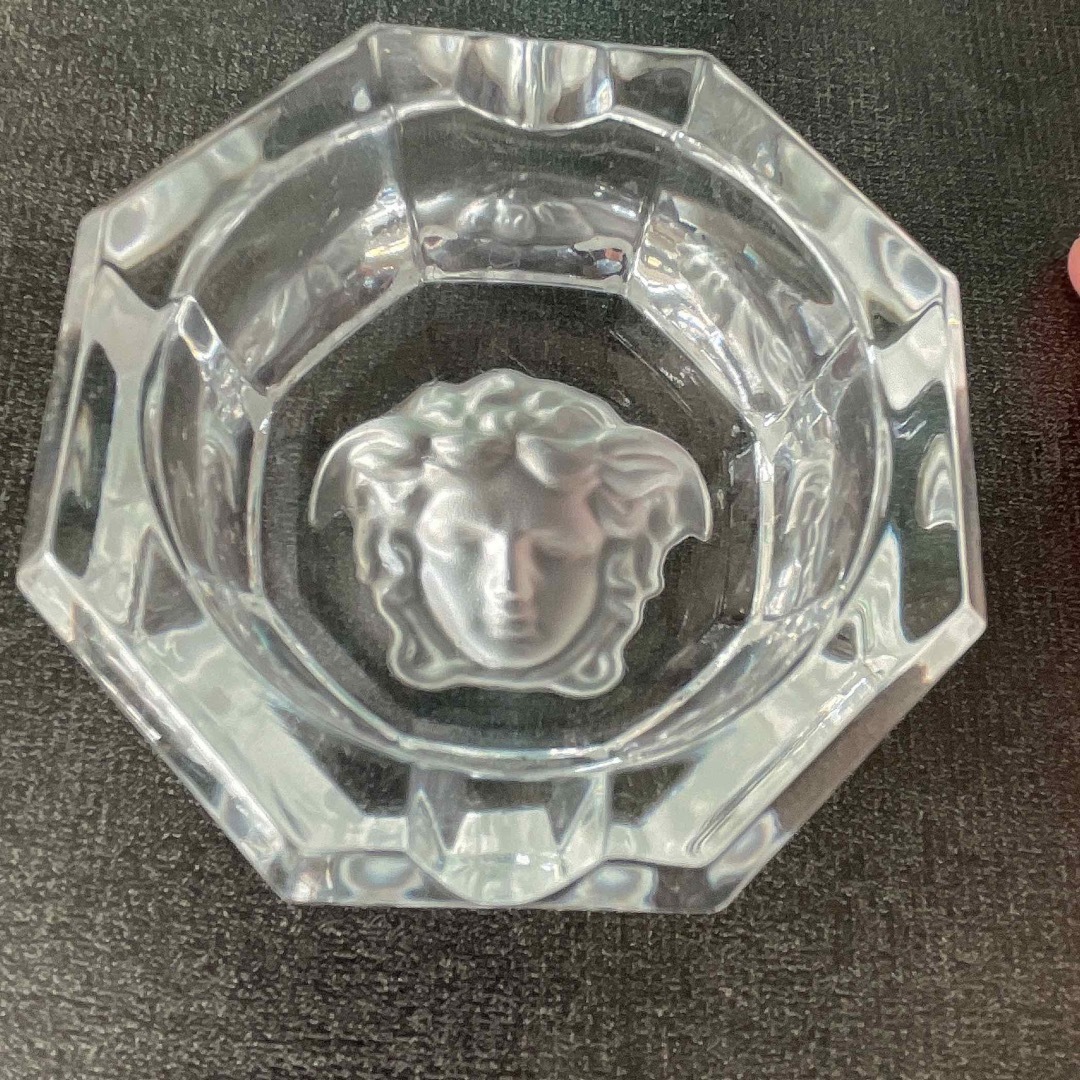 未使用 インテリア ヴェルサーチ Versace メデューサ 灰皿 小物入れ