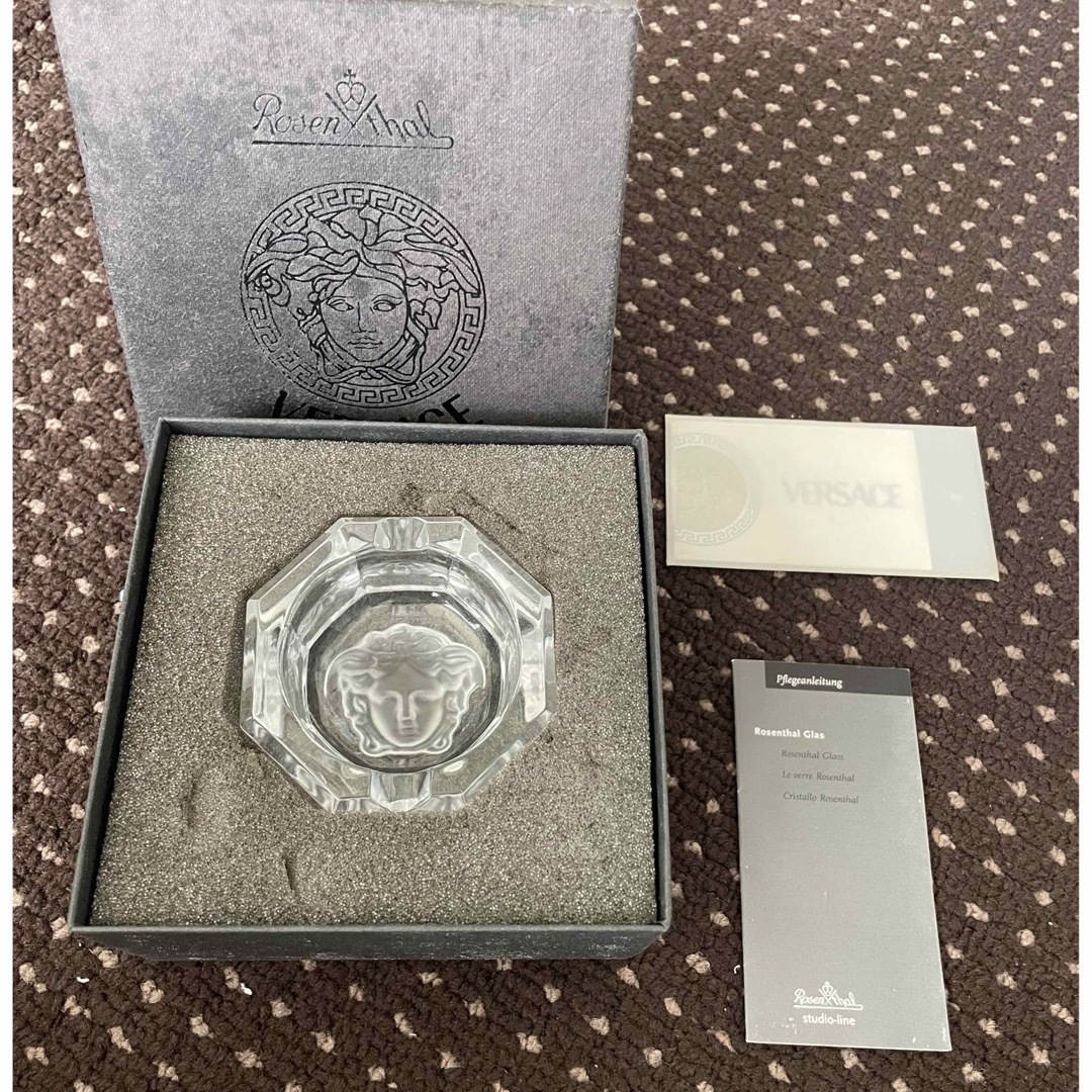 未使用 インテリア ヴェルサーチ Versace メデューサ 灰皿 小物入れ | フリマアプリ ラクマ