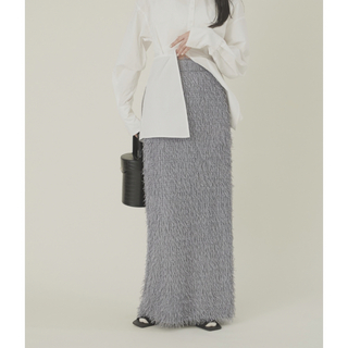 【週末限定セール】GIUNON long fringe skirt(ロングスカート)