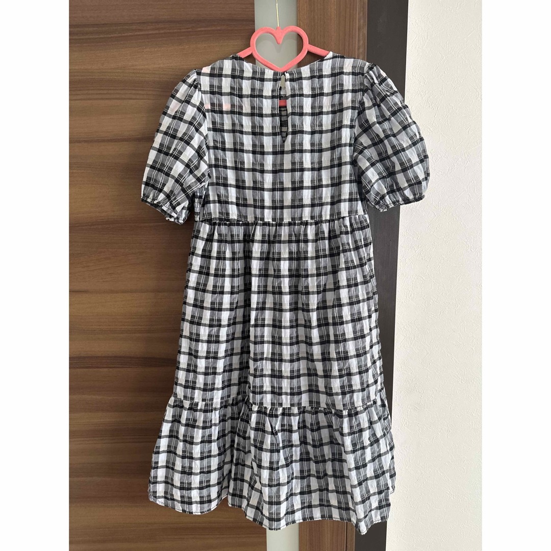 ZARA(ザラ)のチェックワンピース キッズ/ベビー/マタニティのキッズ服女の子用(90cm~)(ワンピース)の商品写真