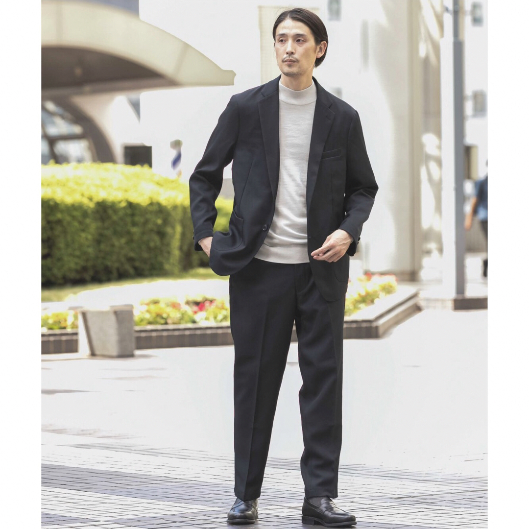 【LIFE STYLE TAILOR ウールライクツイル セットアップ】