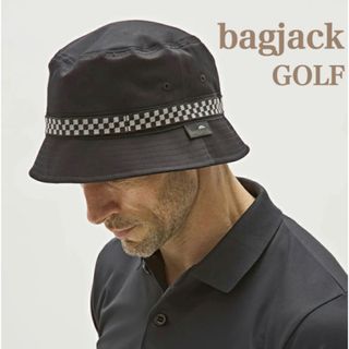 新品【bagjack GOLF】バッグジャック ゴルフ ナイロンバケットハット-