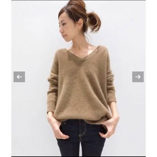 アパルトモンドゥーズィエムクラス(L'Appartement DEUXIEME CLASSE)の【週末値下げ】L'Appaltement アパルトモン　モヘヤニット(ニット/セーター)