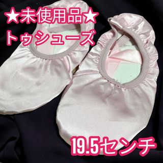 ★未使用品★バレエシューズ 子供 女の子 キッズ こども 19.5cm ピンク(その他)