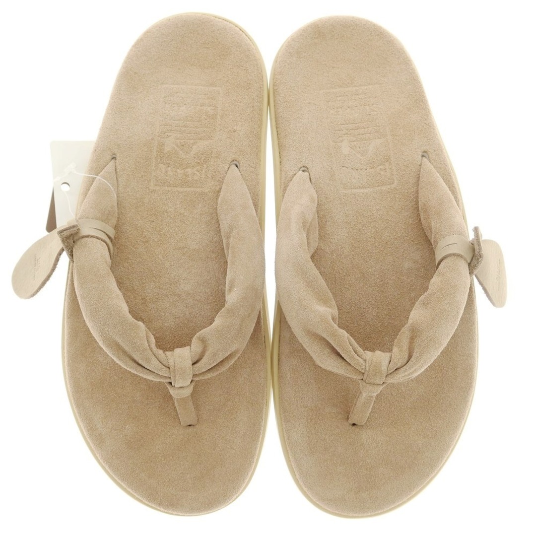 【中古】【未使用】ライト WRYHT × ISLAND SLIPPER スエード トングサンダル ベージュ【サイズ7】【レディース】 レディースの靴/シューズ(サンダル)の商品写真