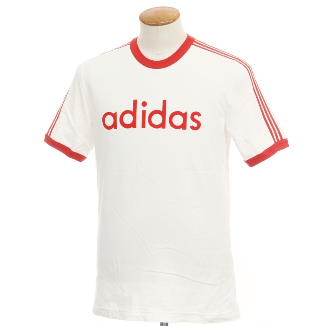 アディダス adidas ADIDAS BECKENBAUER MIG 50TH ANNIVERSARY コットン 半袖Ｔシャツ ホワイトxレッド【サイズO】【メンズ】