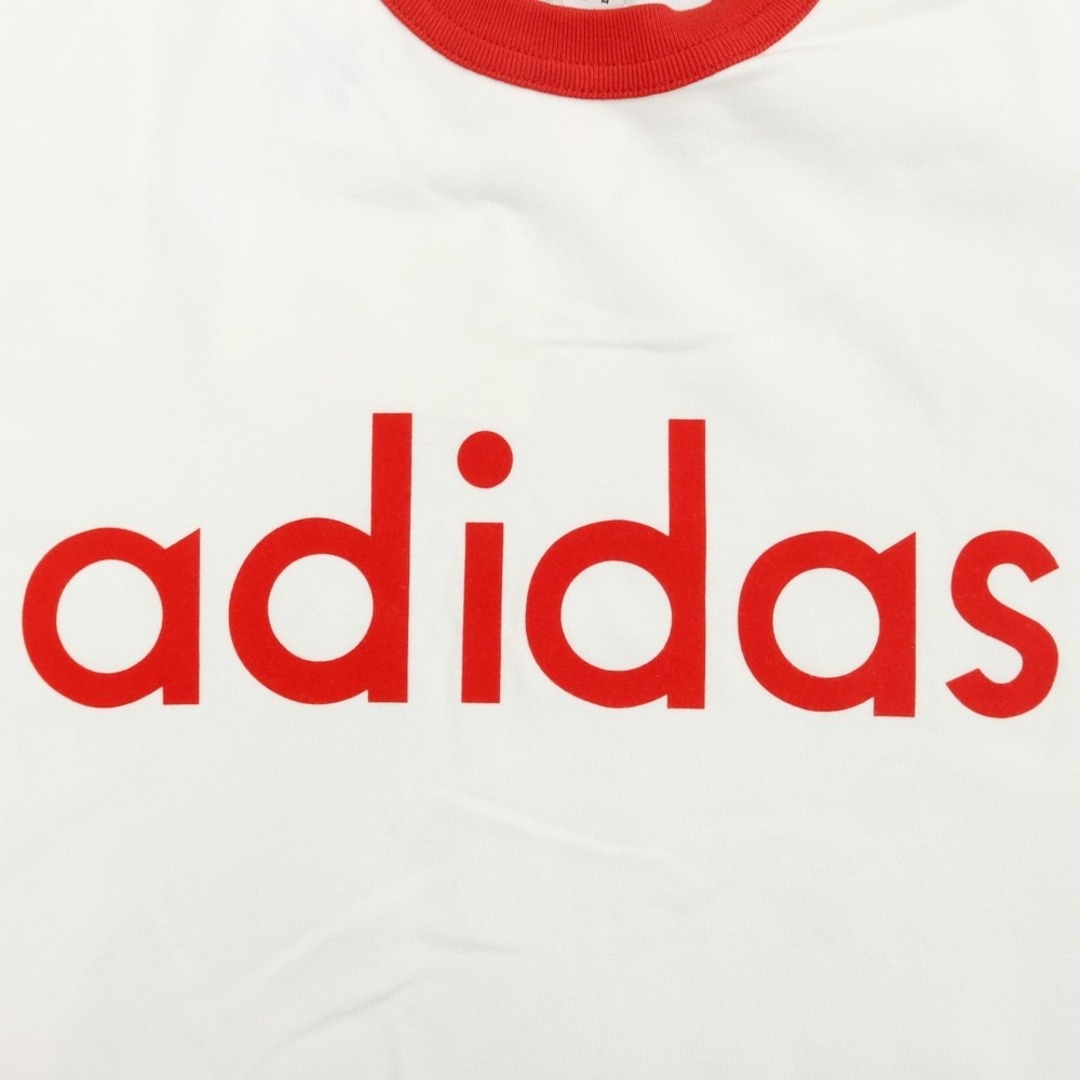 adidas(アディダス)の【中古】アディダス adidas ADIDAS BECKENBAUER MIG 50TH ANNIVERSARY コットン 半袖Ｔシャツ ホワイトxレッド【サイズO】【メンズ】 メンズのトップス(Tシャツ/カットソー(半袖/袖なし))の商品写真