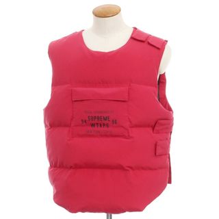 Supreme - 【中古】シュプリーム Supreme 2021年秋冬 WTAPS Tactical Down Vest コラボ ナイロン ダウンベスト レッド系【サイズM】【メンズ】