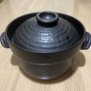 炊飯鍋　土鍋　3合　ガス火専用(鍋/フライパン)
