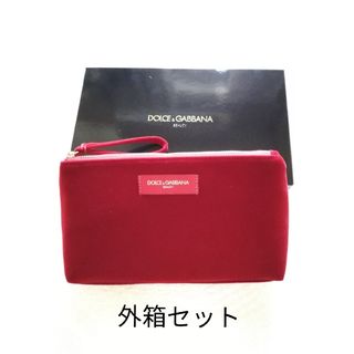 DOLCE\u0026GABBANA ドルチェアンドガッバーナ ポーチ 花柄 ロゴ金具