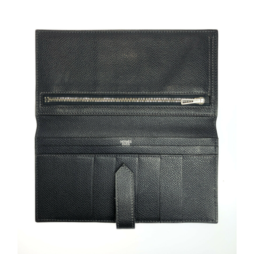 Hermes - エルメス HERMES 長財布 □J刻印 シルバー金具 レディースの