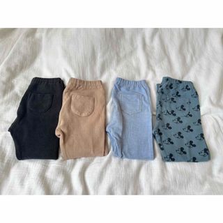 ユニクロ(UNIQLO)のユニクロ　レギンス　100 4本セット(パンツ/スパッツ)