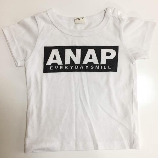 ANAP Kids(アナップキッズ)のANAP KIDS ロゴ Tシャツ 90㎝ キッズ/ベビー/マタニティのキッズ服女の子用(90cm~)(Tシャツ/カットソー)の商品写真