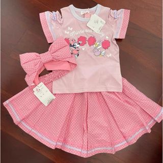 キッズ服女の子用(90cm~)未使用　Shirley Temple  3点セット