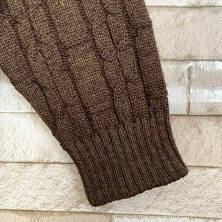 BURBERRY - Burberrys バーバリーズ ニット 英国製 ケーブル編み 刺繍