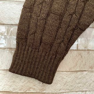 BURBERRY - Burberrys バーバリーズ ニット 英国製 ケーブル編み 刺繍