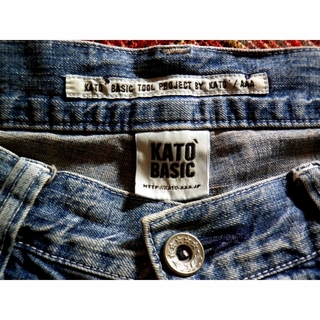 カトー(KATO`)のKATO JEANS vintage加工 SIZE S 32inc(デニム/ジーンズ)