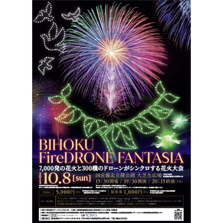 BIHOKU FireDRONE FANTASIA　　庄原 備北丘陵公園 花火(その他)