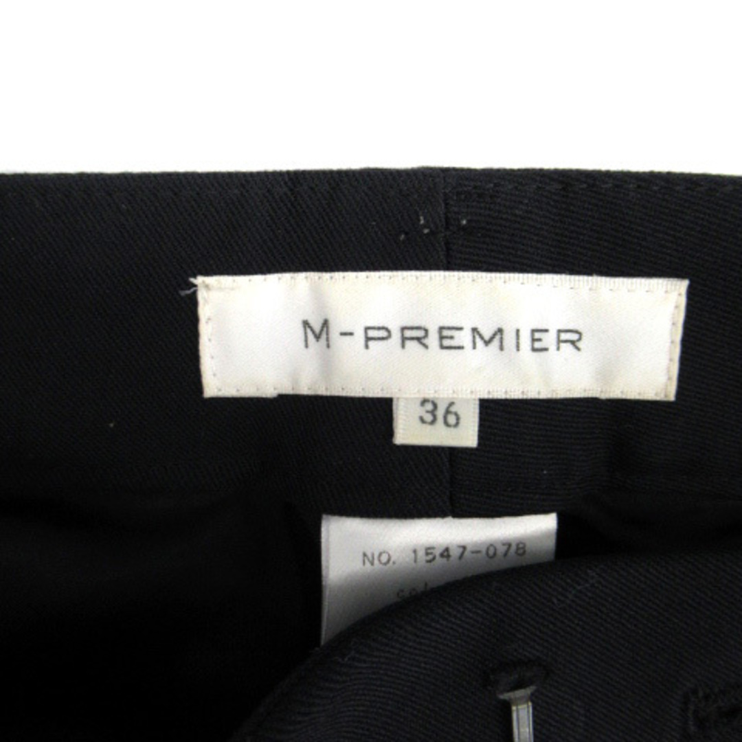 M-premier(エムプルミエ)のエムプルミエ M-Premier スラックスパンツ ロング丈 36 黒 ブラック レディースのパンツ(その他)の商品写真