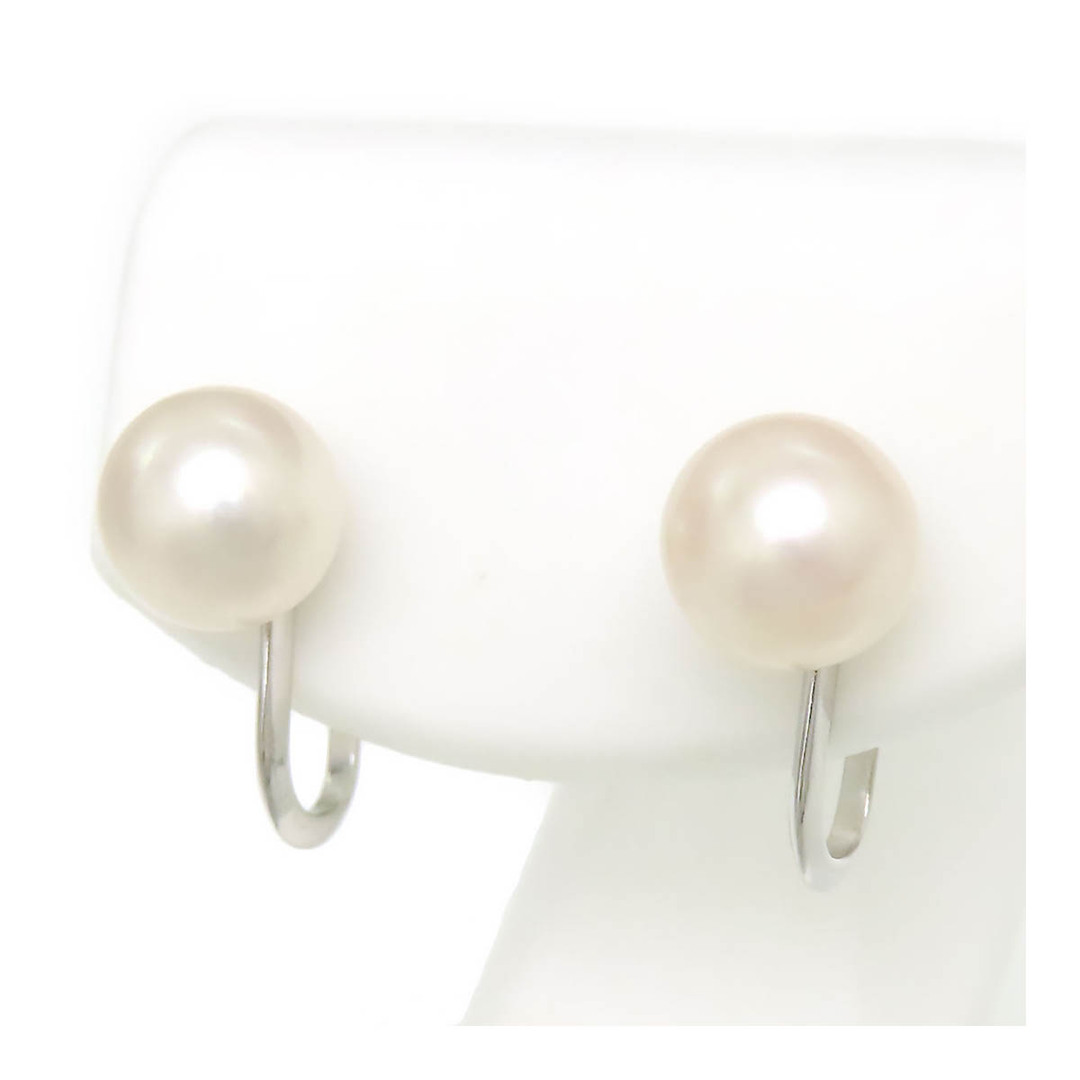 ミキモト アコヤ パール イヤリング WGK14 レディース MIKIMOTO [美品]  【ジュエリー】