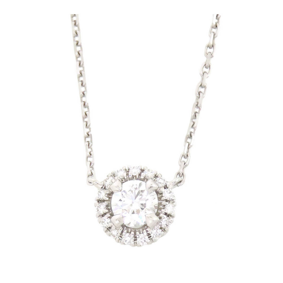 カルティエ デスティネ ネックレス Au750 (K18WG) レディース CARTIER