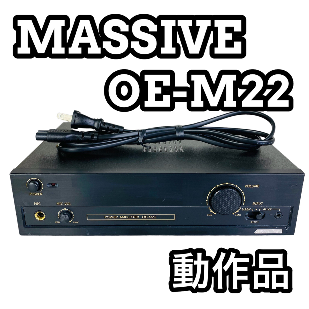 MASSIVE マッシブ OE-M22 モノラルパワーアンプ