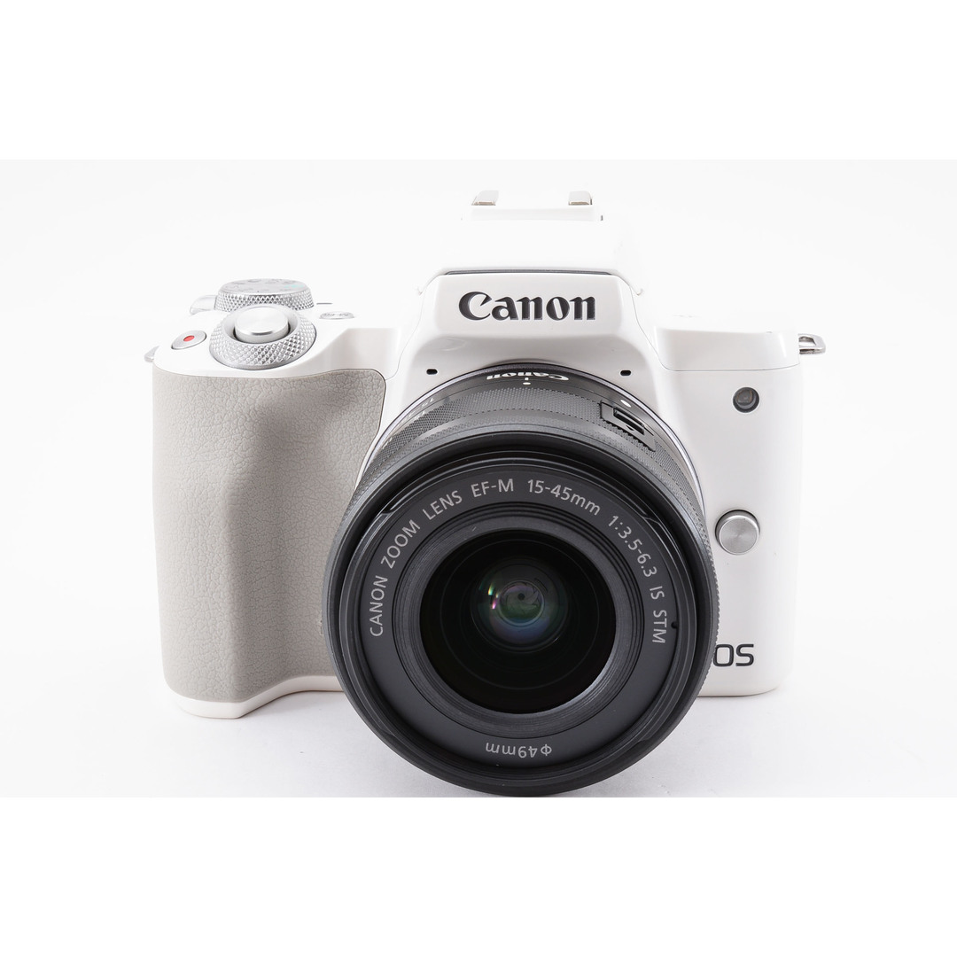 Canon - Wi-Fi搭載 Canon キャノン EOS Kiss M ホワイト #6208の通販