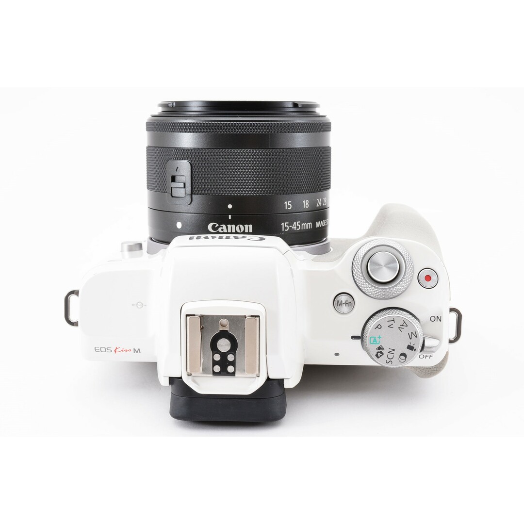 Canon - Wi-Fi搭載 Canon キャノン EOS Kiss M ホワイト #6208の通販