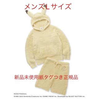 gelato pique ピカチュウパーカ&ハーフパンツセット メンズ Lサイズ-