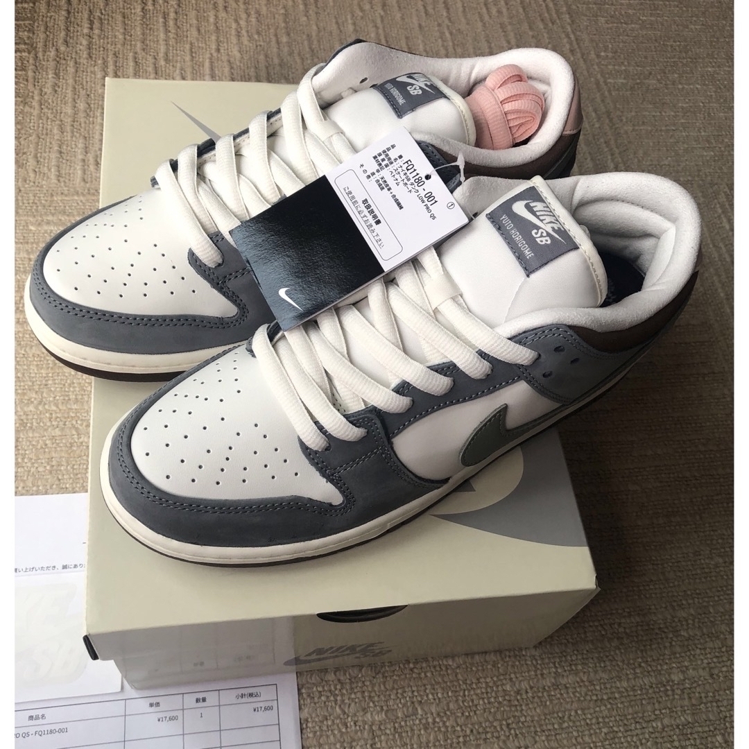 NIKE - ナイキSB ダンクロー プロ QS ウルフグレイ堀米雄斗の NIKE - ナイキSB ダンクロー プロ QS ウルフグレイ堀米雄斗の