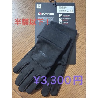 BONFIRE タッチパネル対応　防寒グローブ　手袋　ランニング　ウォーキング(手袋)