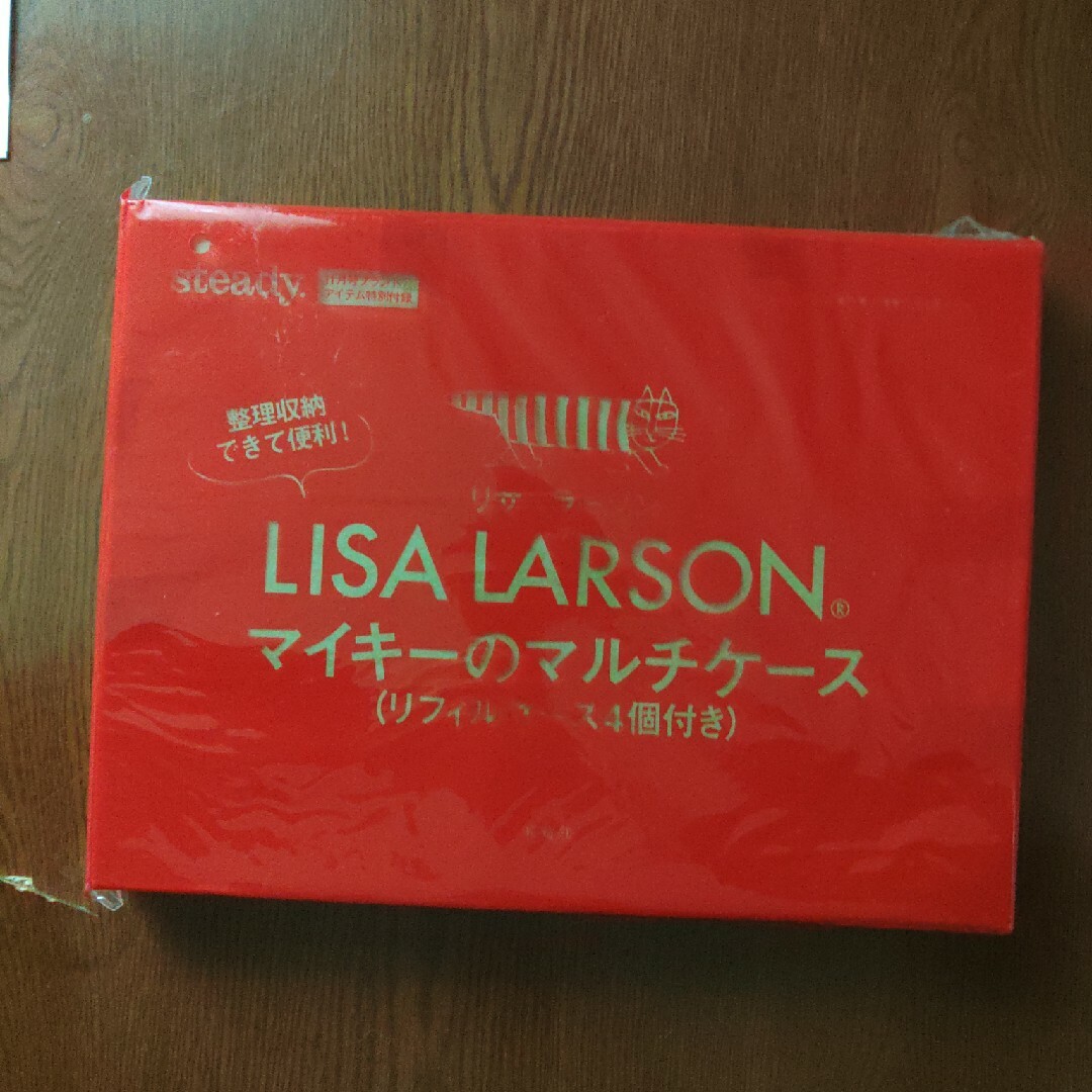 Lisa Larson(リサラーソン)のリサ・ラーソンマイキーのマルチケース(リフィルケース4個付き) レディースのファッション小物(ポーチ)の商品写真
