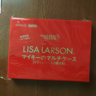 リサラーソン(Lisa Larson)のリサ・ラーソンマイキーのマルチケース(リフィルケース4個付き)(ポーチ)