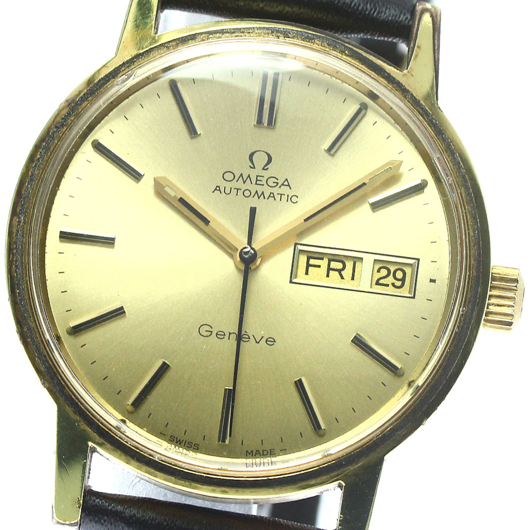 オメガ OMEGA ref.166.0117 ジュネーブ デイデイト cal.1022 自動巻き メンズ _770472