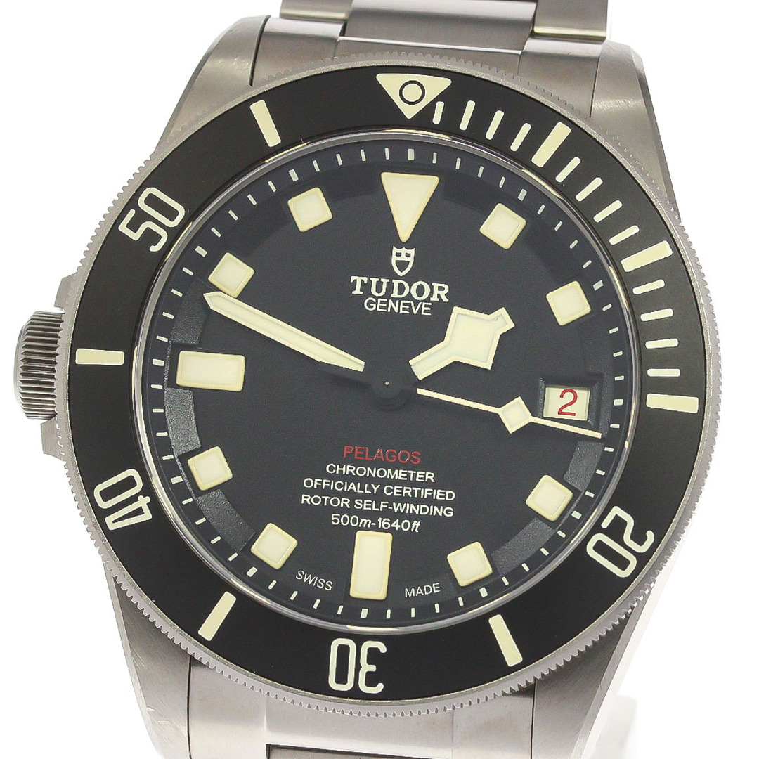 チュードル TUDOR 25610TNL ぺラゴス デイト 自動巻き メンズ 良品 箱・保証書付き_770814