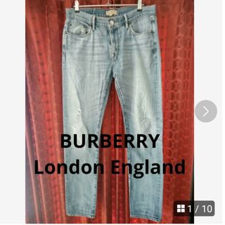 バーバリー(BURBERRY)のBURBERRY❗ダメージデニムSLIM　W34/L32(デニム/ジーンズ)