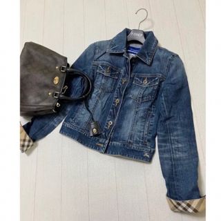 バーバリーブルーレーベル Gジャン/デニムジャケット(レディース)の